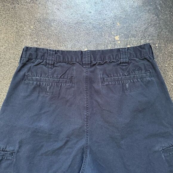 Hobie Flat Front Distressed Shorts Size 34 Side Pockets 100% Cotton Surf Style - Picture 11 of 13